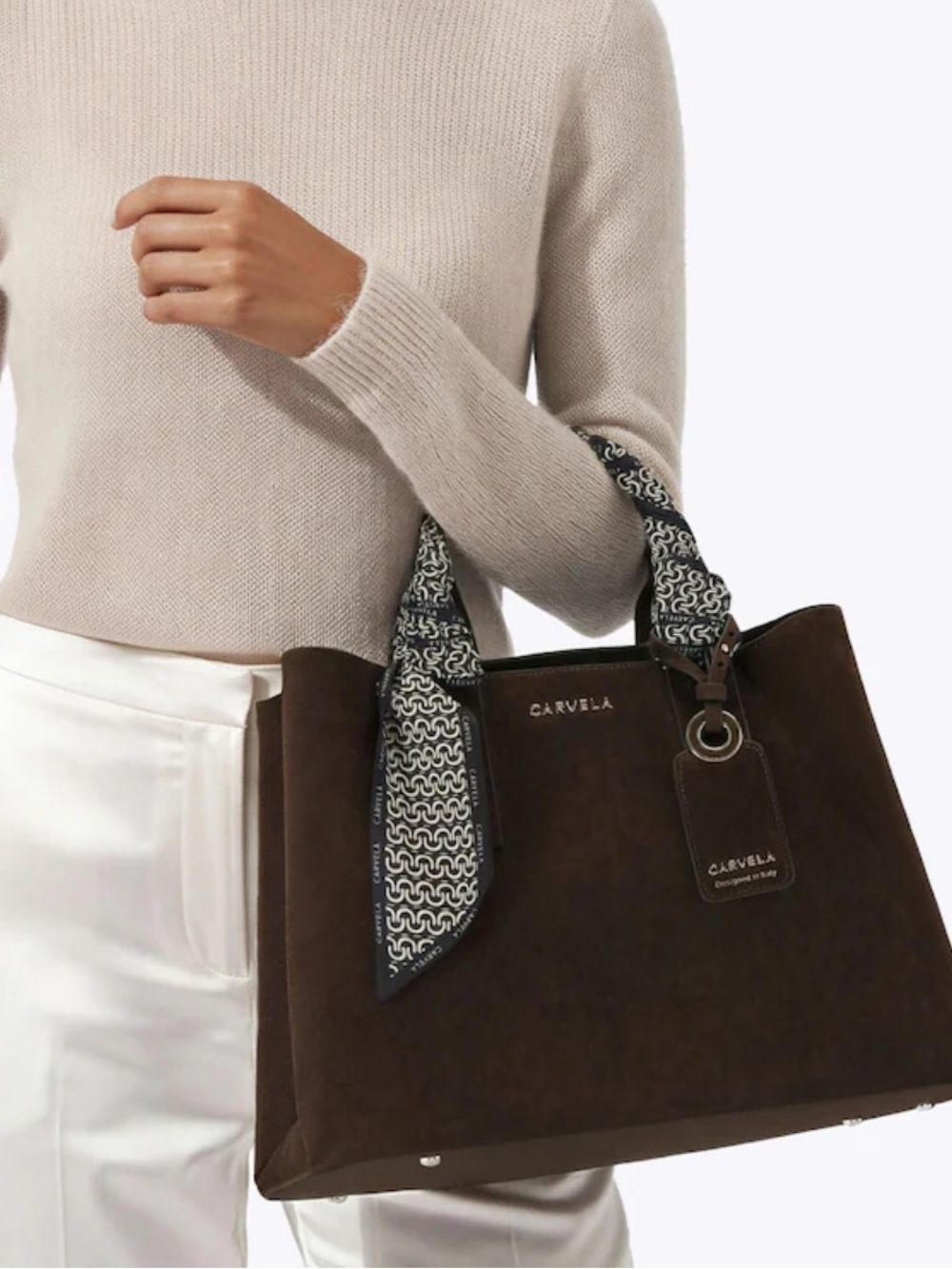 Carvela Brown Medium Nina Tote Bag